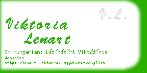 viktoria lenart business card